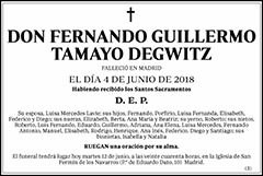 Fernando Guillermo Tamayo Degwitz